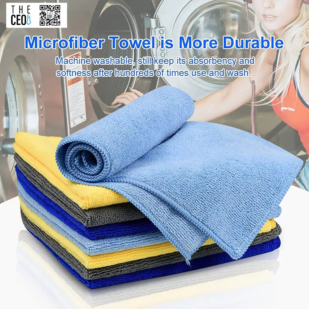 Multipurpose Microfiber Cleaning Cloth - 8 Pack