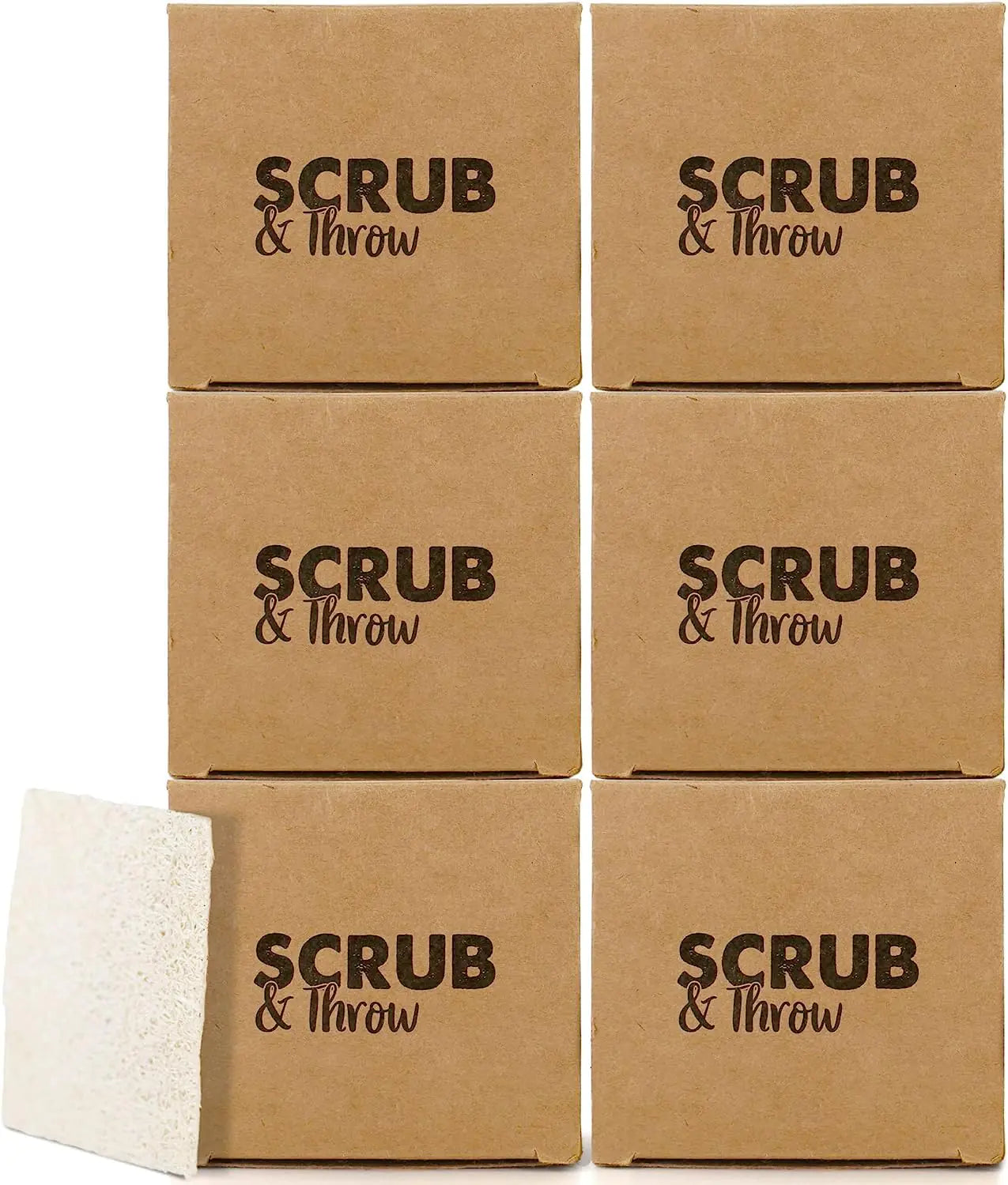 Scrub & Throw Natural Loofah Sponges Multipurpose